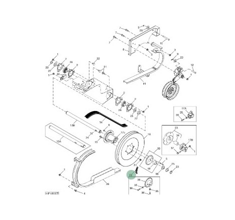 AH202176 Łańcuch John Deere