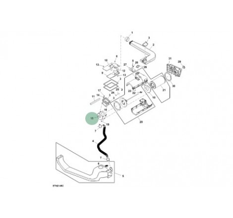 RE237675 Dmuchawa John Deere