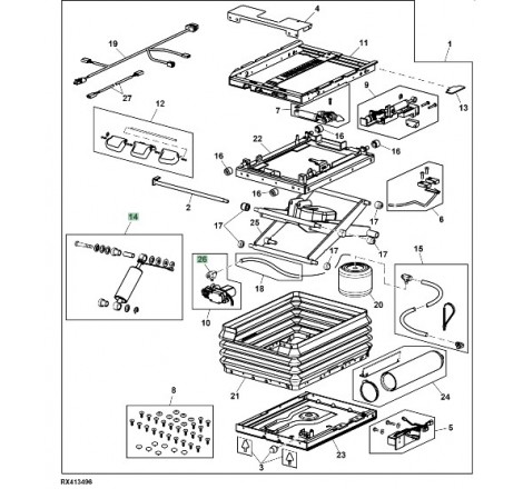 RE255699 Złączka John Deere