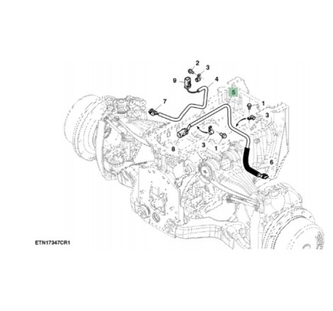 RE304424 Wiązka przewodów...