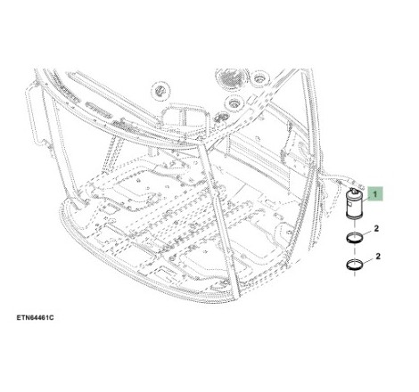 AXE53638 Osuszacz John Deere