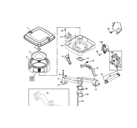 LG394018JD Filtr powietrza...