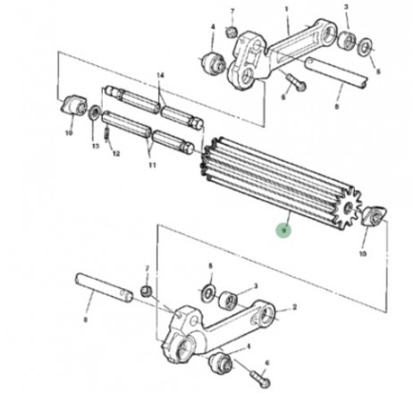 AZ51787 Rolka John Deere